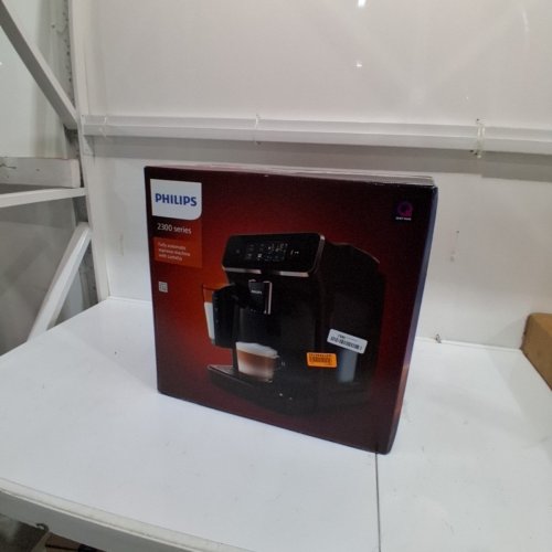 PHILIPS 2300 SERIES LATTEGO FULLY AUTOMATIC COFFEE & ESPRESSO MAKER WITH BUILT-IN MILK FROTHER & GRINDER - BLACK (MODEL: EP2330) image 6