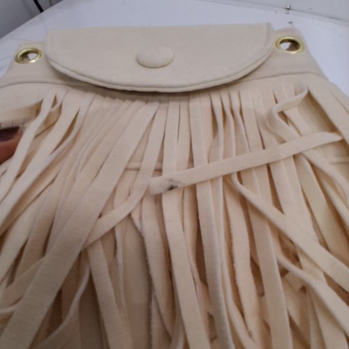 WOMEN'S TASSEL CROSSBODY PURSE - BEIGE image 3