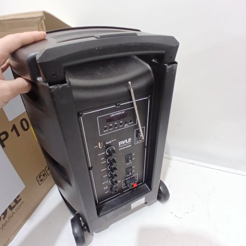 PYLE WIRELESS PORTABLE RECHARGEABLE BLUETOOTH PARTY SPEAKER -600W - BLACK (MODEL: PPHP1044B) image 4