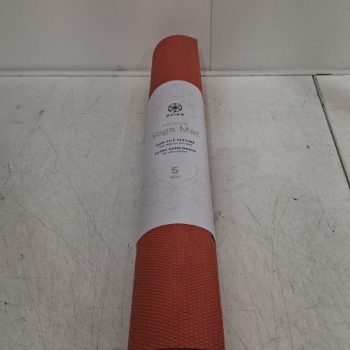 GAIAM PREMIUM NON-SLIP EXERCISE / YOGA MAT - 68" X 24" - 5MM - SUNBURNT (MODEL: 05-64936) image 3