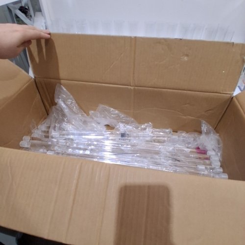 10PK CHELOMENT ACRYLIC CANDELABRA CENTERPIECES CANDLE HOLDERS - CLEAR (MODEL: 5T68CM-8PC) image 3