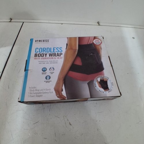 HOMEDICS RECHARGEABLE CORDLESS BODY WRAP WITH VIBRATION AND HEAT - (MODEL: SP-195H-CA) image 3