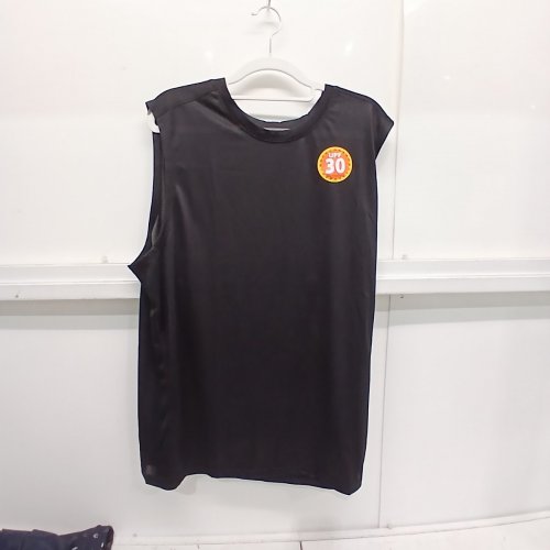 ATHLETIC WORKS MESH MUSCLE TANK UPF 30 - LARGE - BLACK image 3