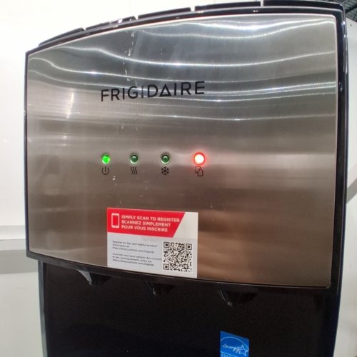 FRIGIDAIRE HOT AND COLD WATER DISPENSER, 5 GALLON - STAINLESS STEEL/BLACK (MODEL: EFWC505) image 2