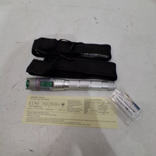 2PK VFLTOOL PEN TYPE BATTERY OPERATED VISUAL FAULT LOCATOR AND DETECTOR - 100MW - SILVER image 2