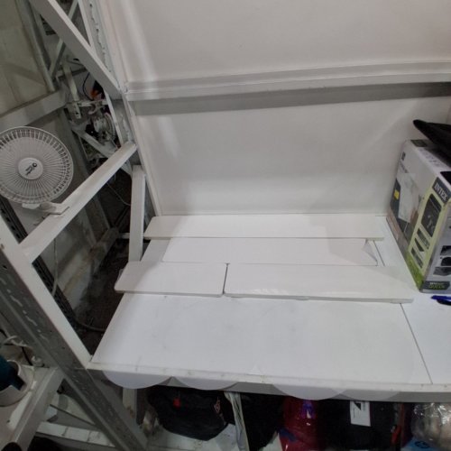 4PC CHOOWIN FOLDABLE CARDBOARD ROUND CYLINDER STANDS - WHITE image 2