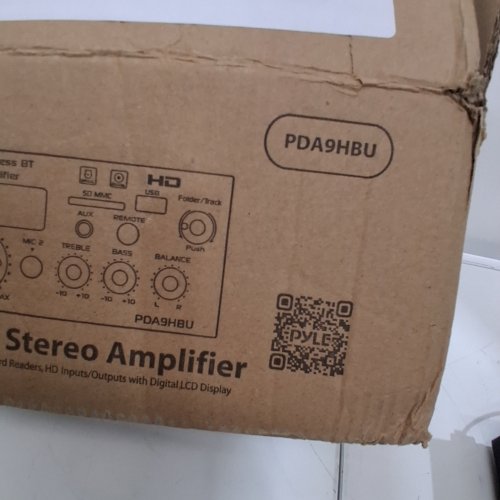 PYLE BLUETOOTH HOME STEREO AMPLIFIER - 200W - BLACK (MODEL: PDA9HBU) image 3