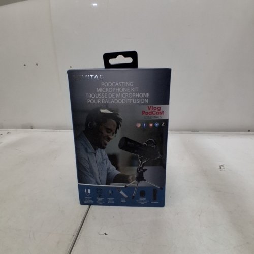 VIVITAR PODCASTING MICROPHONE KIT - 3.5MM CABLE - BLACK - (MODEL: VIVMIC826) image 6