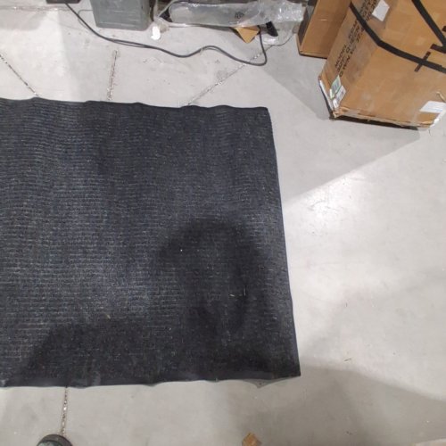 HEAVY DUTY NON-SLIP ENTRANCE FLOOR MAT - 4FT 8" X 3FT - BLACK image 3