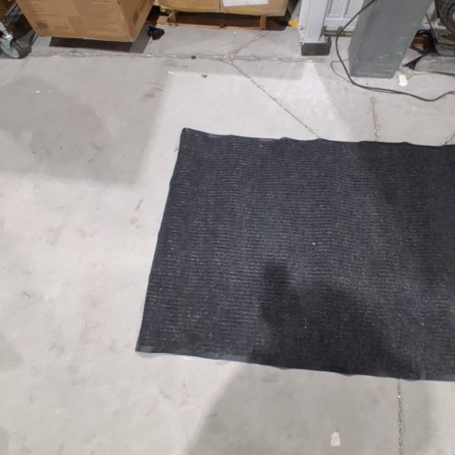 HEAVY DUTY NON-SLIP ENTRANCE FLOOR MAT - 4FT 8" X 3FT - BLACK image 4