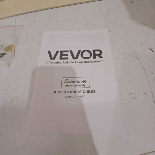 VEVOR KIDS 3-TIER SCALLOPED WOOD STORAGE SHELF (MODEL: ZD-25A07) image 2