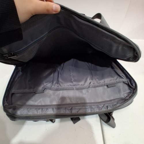 COOLBELL 3-IN-1 CONVERTIBLE BACKPACK/MESSENGER BAG/SHOULDER BAG, FITS 17.3" LAPTOP - CANVAS GREY image 4