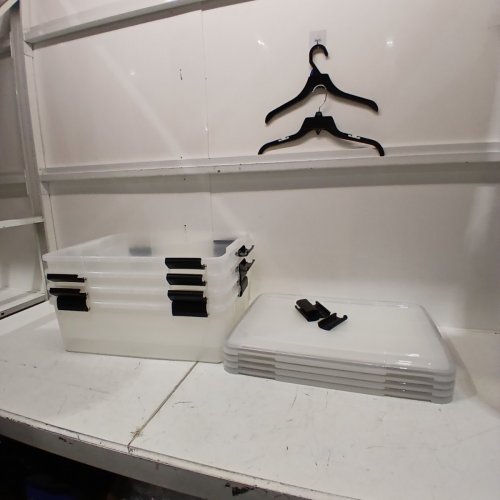 4PK IRIS USA STORAGE BOX WITH GASKET SEAL LID - 34 L (36 US QT) - CLEAR (MODEL: UCB-SSD) image 2
