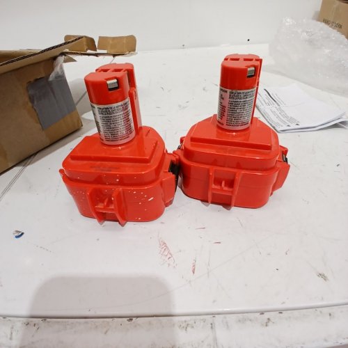 2 MAKITA 12 V BATTERY PACK - 2.0 AH - RED (MODEL: 1222) image 4