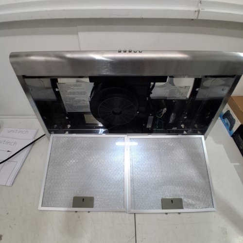 MIDEA UNDER CABINET CONVERTIBLE SLIM RANGE HOOD - 30" - 60HZ - 120V - 65DPA - SILVER (MODEL: MVU30W4AST) image 2