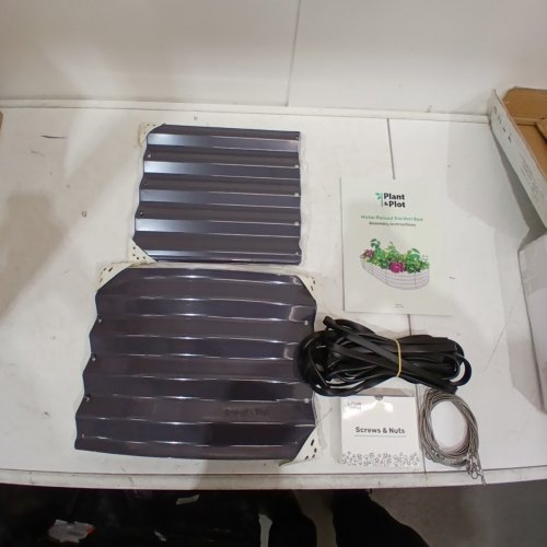 GALVANIZED METAL RAISED GARDEN BED KIT - 8FT X 4FT X 1FT - BLACK image 3