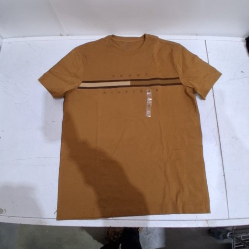MEN'S TOMMY HILFIGER TONAL FLKAG LOGO T-SHIRT - MEDIUM - BROWN (STYLE : TR04247861) image 2