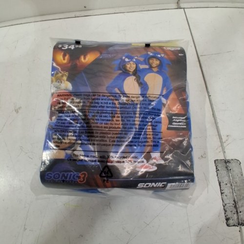KID'S DISGUISE SONIC 3 SONIC COSTUME OFFICIAL MOVIE COSTUME - LARGE 10/12 - BLUE image 3