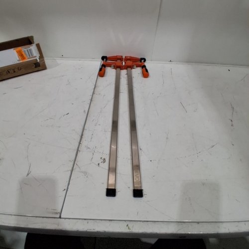 EXTENDED ROD LOCKABLE LARGE JAW OPENING F CLAMPS - 24" - 600LB CLAMP FORCE - ORANGE (MODEL: FCA24-2P) image 2