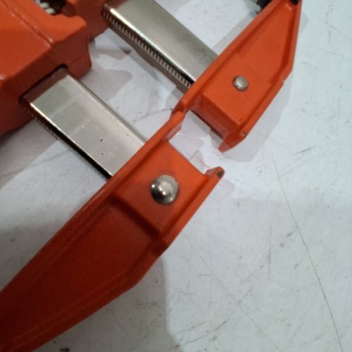 EXTENDED ROD LOCKABLE LARGE JAW OPENING F CLAMPS - 24" - 600LB CLAMP FORCE - ORANGE (MODEL: FCA24-2P) image 3