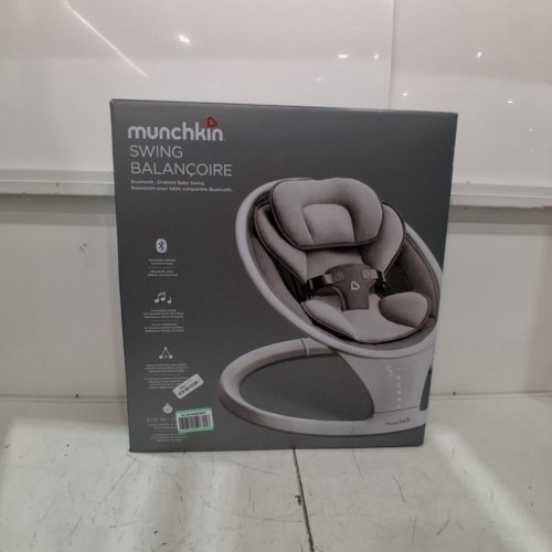 MUNCHKIN INFANT SMART SWING WITH BLUETOOTH - WHITE/GREY (MODEL:MKCA0788) image 5