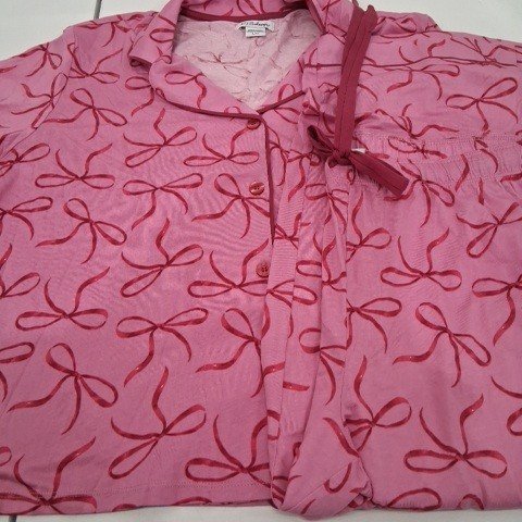 2PC WOMEN'S P.J SALVAGE WHIMSY DOG PAJAMA SET - LARGE - PINK (STYLE : 198980) image 3
