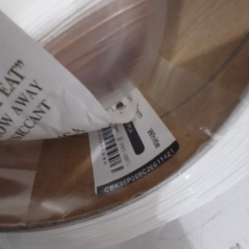 UNVEIL FORM 3D PRINTER PLA FILAMENT REFILL - 1.75MM - 1KG - WHITE image 3