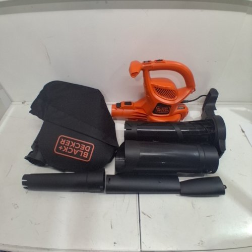 BLACK AND DECKER CORDED BACK PACK LEAF BLOWER, VACUUM & MULCHER, 250MPH, 400CFM - BLACK/ORANGE (MODEL : BEBL7000) image 3