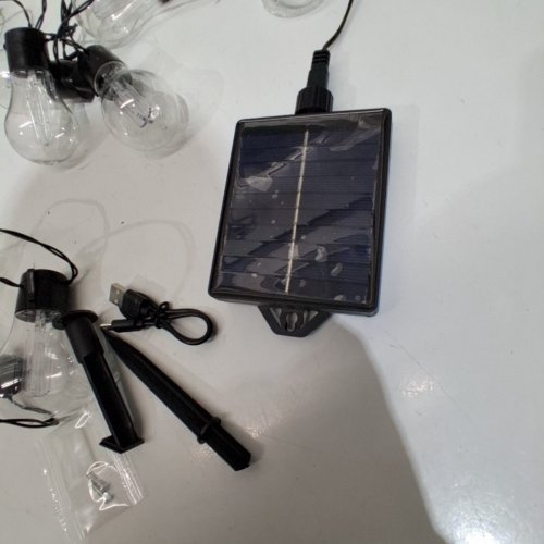 BRIZLED SOLAR STRING LIGHTS OUTDOOR, SOLAR STRING LIGHTS - 29FT - BLACK image 3