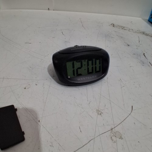 WESTCLOX LCD BACKLIT DIGITAL ALARM CLOCK - BLACK image 2