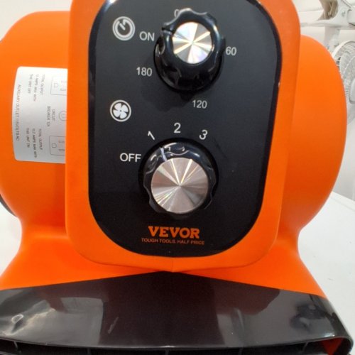 PORTABLE FLOOR BLOWER 1/4 HP 1000 CFM AIR MOVER FOR DRYING & COOLING 4 BLOWING ANGELS - FOR INDUSTRIAL AND COMMERCIAL USE - ORANGE/BLACK (MODEL: BL-180) image 2