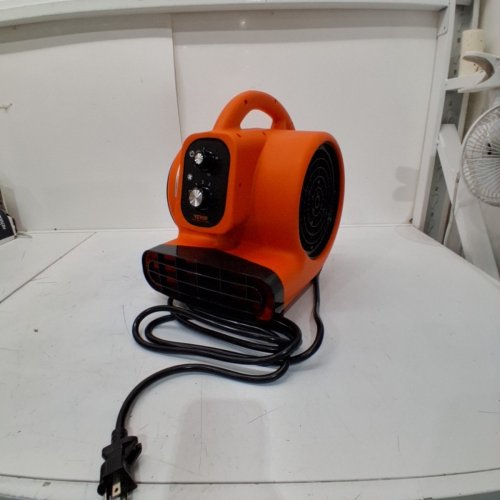 PORTABLE FLOOR BLOWER 1/4 HP 1000 CFM AIR MOVER FOR DRYING & COOLING 4 BLOWING ANGELS - FOR INDUSTRIAL AND COMMERCIAL USE - ORANGE/BLACK (MODEL: BL-180) image 3