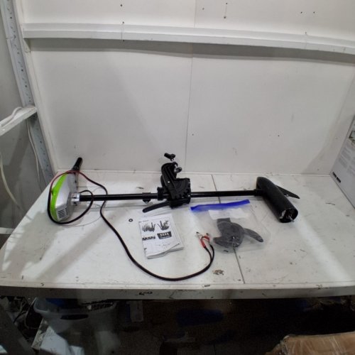 GREENWORKS TROLLING MOTOR FOR BOAT USE - 55LBS THRUST - 12V - GREEN (MODEL: 9000107) image 2
