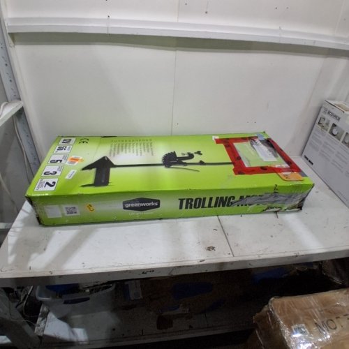 GREENWORKS TROLLING MOTOR FOR BOAT USE - 55LBS THRUST - 12V - GREEN (MODEL: 9000107) image 7