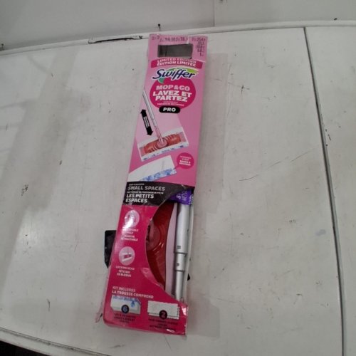 SWIFFER 2-IN-1 LIMITED EDITION COLLAPSIBLE FLOOR SWEEP AND MOP PRO - PINK (MODEL: 21444373) image 3