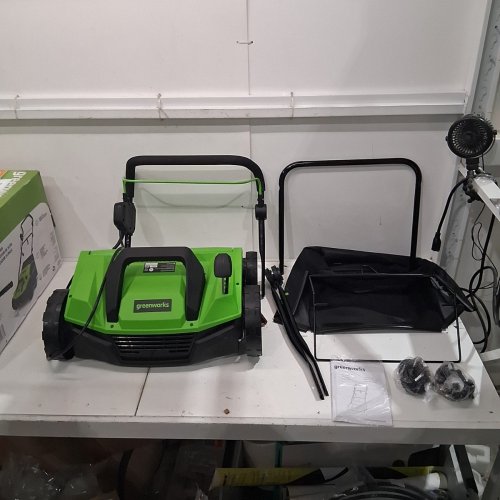 GREENWORKS 13 AMP CORDED DETHATCHER - 14" - (MODEL: DT13B00 / DHA103) image 2