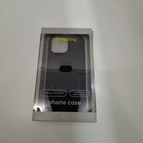 HEYDAY MAGSAFE SILICONE PHONE CASE FOR IPHONE 14 PRO MAX - BLACK image 4