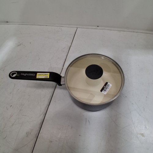 GREENPAN NON-STICK SAUCEPAN WITH LID - 3QT - BLACK (MODEL: 9258) image 4