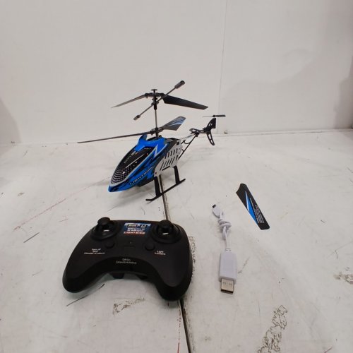 REVELL CONTROL RC HELICOPTER LIGHTNING WITH CONTROL- 2.4GHZ -BLUE / BLACK (ITEM: 23807) image 4