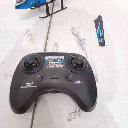 REVELL CONTROL RC HELICOPTER LIGHTNING WITH CONTROL- 2.4GHZ -BLUE / BLACK (ITEM: 23807) image 5