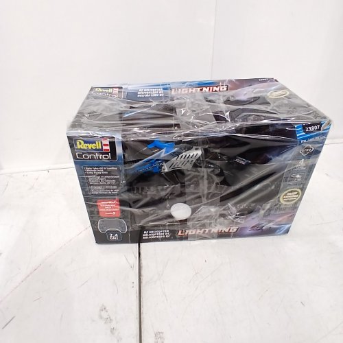 REVELL CONTROL RC HELICOPTER LIGHTNING WITH CONTROL- 2.4GHZ -BLUE / BLACK (ITEM: 23807) image 6