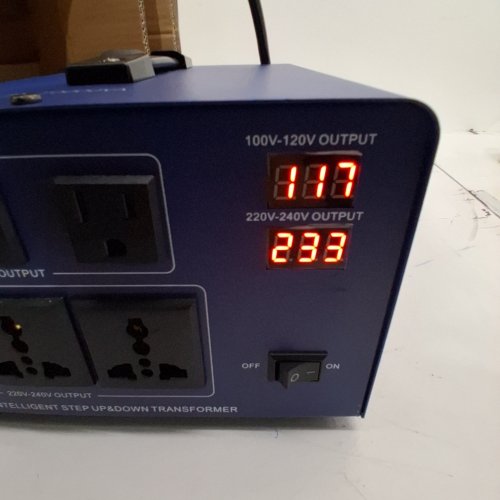 STEP UP & DOWN VOLTAGE CONVERTER - BLUE (MODEL: ZZ-10000VA) image 2
