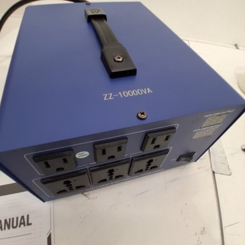STEP UP & DOWN VOLTAGE CONVERTER - BLUE (MODEL: ZZ-10000VA) image 3