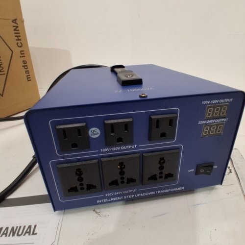 STEP UP & DOWN VOLTAGE CONVERTER - BLUE (MODEL: ZZ-10000VA) image 5