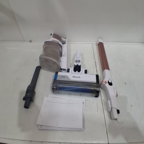 SHARK POWERPRO FLEX REVEAL CORDLESS VACUUM WITH HYPERVELOCITY SUCTION, FLOOR DETECT & DIRT-REVEAL TECHNOLOGY - WHITE/ROSE (MODEL: IZ380HC) image 2