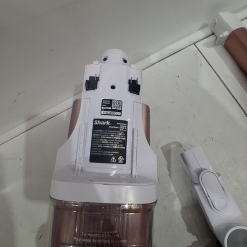 SHARK POWERPRO FLEX REVEAL CORDLESS VACUUM WITH HYPERVELOCITY SUCTION, FLOOR DETECT & DIRT-REVEAL TECHNOLOGY - WHITE/ROSE (MODEL: IZ380HC) image 5