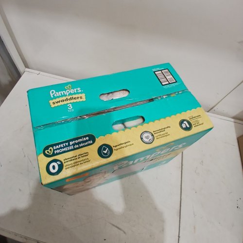 132PK PAMPERS SWADDLERS BEST DRYNESS DISPOSABLE DIAPERS - SIZE 3 - (16-28LBS) image 3