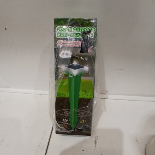 2PK OUTSWEAT SOLAR POWERED PEST REPELLER FOR MOLES, GROUNDHOGS, VOLES, SNAKES, AND MORE - COVERS UP TO 7500 SQ. FT - BLACK/GREEN image 4