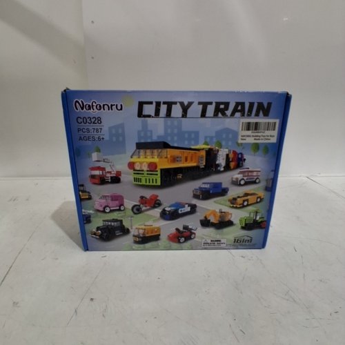 NAFONRU EDUCATIONAL CITY BUILDING BLOCK TRAIN SET - 710 PIECES (MODEL: C0328) image 2