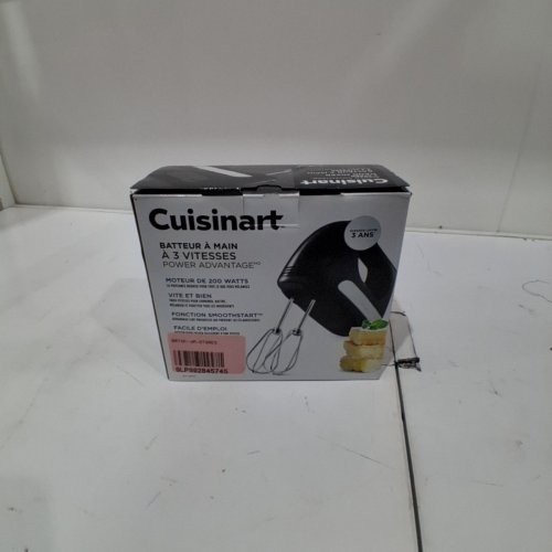 CUISINART 3-SPEED HAND MIXER - 200W - BLACK (STYLE: HM-3C) image 7